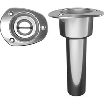 Mate Series Stainless Steel 0° Rod &amp; Cup Holder - Open - Oval Top - £96.41 GBP