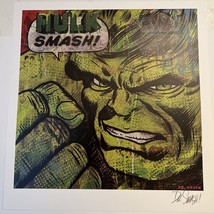 “Hulk Smash” 12x12 prnt By  Dr. Smash! Street Art Lowbrow Pop Art Print - $28.04