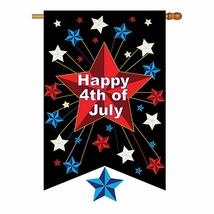 Two Group Happy 4th of July Flag Banner - £23.98 GBP