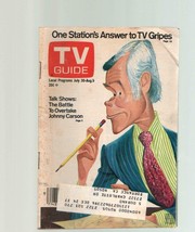 TV Guide-July 30-Aug 5-1977-Hirschfield-Johnny Carson-Los Angeles Metro Ed - £30.30 GBP