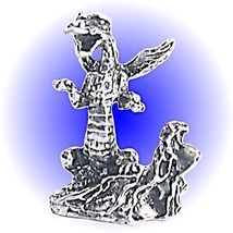 Roaring Dragon  Pewter Figurine - Lead Free - $24.92