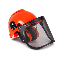 Forestry Safety Helmet and Hearing Protection System (Orange) - £30.57 GBP