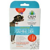 Calm Paws Calming Disk: Natural Essential Oils for Stress Relief - £10.82 GBP+