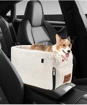 Meago Beige Armrest Booster Seat for Small Dog or Cat Safety Tethers NEW - $41.70