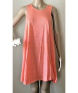 Giani Bernini Women&#39;s Dress Size M Peachy Orange Colored Laced Back - £21.34 GBP