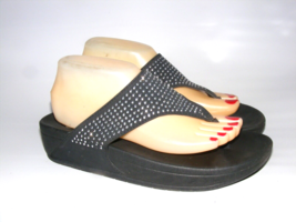 O&#39;rageous Women&#39;s Flip Flops Black 10 M Casual Sandals Slides Shoes 159019 - £16.12 GBP