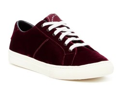 Marc Jacobs Shoes Empire Velvet Low Top Sneaker Bordeaux Size 6 New in Box $275 - £106.44 GBP