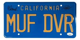 Cheech and Chong Signed MUF DVR California License Plate Prop JSA - £136.36 GBP