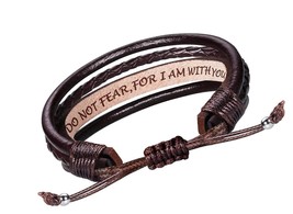 Leather Bracelet for Men Birthday Gifts for Dad Him - $51.49