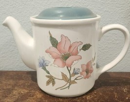 Sweet Pea Floral Tea Pot with Teal Lid - £17.33 GBP