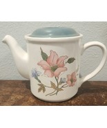 Sweet Pea Floral Tea Pot with Teal Lid - $29.59 CAD
