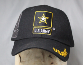 United States Army US Army Adjustable Trucker Baseball Hat Cap Black - £8.28 GBP
