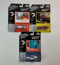 Lot of 3 James Bond 007 1/64 JOHNNY LIGHTNING Diecast Car Set 4 - 6 Lotus Toyota - £21.79 GBP