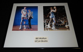 Bill Walton Signed Framed 16x20 Photo Set UCLA Bruins w/ John Wooden - £77.66 GBP