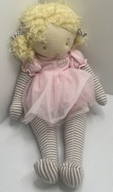 Bunnies By The Bay Elsie A Pretty Girl Is Pretty Inside Plush Rag Doll 13” - £7.58 GBP