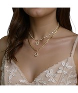 Women&#39;s Gold Plated Stainless Steel Smiley Face Charm snake Chain - $621.45 MXN