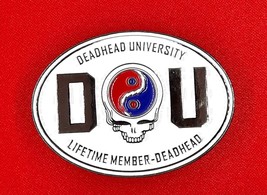Grateful Dead Deadhead University Dual Pinback  1 3/4&quot; X 1 1/4&quot; - £9.37 GBP