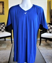 Easton M10 Homeplate Baseball Activewear Jersey Men&#39;s Sz XL Blue V-Neck ... - $23.76