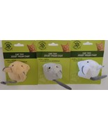 KITTEN CAT KITTY PLUSH TOY MICE, 1 Mouse Toy/Pk Select: Brown, Tan or White - £2.72 GBP+