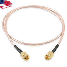 Sma Male Plug To Sma Male Plug Rg316 Cable Jumper Pigtail 12 Inch For Ra... - $13.29