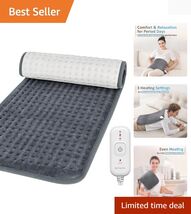 2-Hour Auto Off Electric Heating Pad for Full Body Relaxation &amp; Safety A... - $52.42