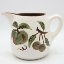 Vintage Stangl Pottery Small Creamer Pitcher Apple Hand Painted - £35.39 GBP