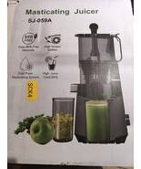 Masticating Juicer SJ-059A Grey 5.3" Wide Feed Chute Extractor Machine W... - €92,61 EUR Masticating Juicer SJ-059A Grey 5.3" Wide Feed Chute Extractor Machine W... - €92,61 EUR