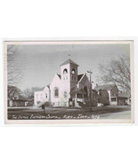 United Brethren Church Albia Iowa 1956 RPPC real photo postcard - $7.87