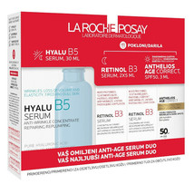 La Roche Posay Hyalu B5 serum 30ml + Retinol B3 serum 2x5ml + Age Correct SPF50 - $57.83