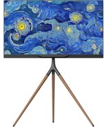 ONKRON Tripod TV Stand Wood for 32 - 65 Inch TVs up to 77 lbs - $240.15 CAD