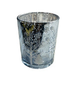 Glass Candlestick Cup Candle Holder Statue Tabletop Art Decor Votive Can... - €16,23 EUR
