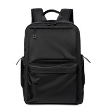 Fashion Men Backpack Solid Color Trendy Business Backpack OxCloth Waterproof Lap - £26.20 GBP