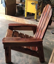 4 Adirondack Chairs handcrafted custom built cedar by craftsman in the U... - £1,370.49 GBP