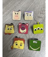 WDW Walt Disney Pin Square Head Series Set Of 7 Toy Story Buzz Woody Ali... - €25,67 EUR