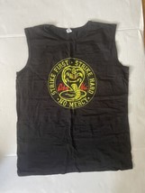 Cobra Kai Black Sleeveless Shirt Size XL Logo - £12.16 GBP