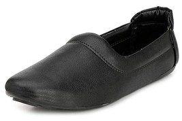 Mens Jutti Mojari Jalsa Nagra ethhnic Shoe US size 7-12 Black Soft Cushion - £25.24 GBP