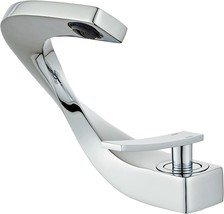 Shunli Chrome Bathroom Faucet Modern Curved Design, Bathroom Sink, Solid... - £77.85 GBP