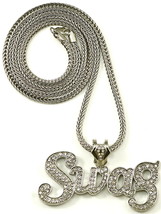 SWAG Necklace New Pendant With 36 Inch Franco Style Chain Hip Hop - £26.13 GBP