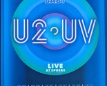 Official U2 UV Achtung Baby Live @ The Sphere Las Vegas Vibee Poster - £67.89 GBP