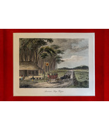 American Stage Wagon Mounted Collotype Print - $75.00