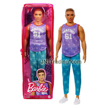 Year 2020 Barbie Fashionistas Doll  #164 Muscular Hispanic KEN GRB89 Malibu 61 - £19.65 GBP