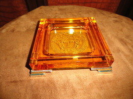 Versace Medusa Prisma Amber Crystal Sticky Notes Tray NIB - £395.68 GBP