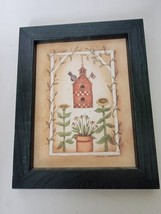 Framed Schoolhouse Art Print Picture Vintage Anna Scott - £14.44 GBP