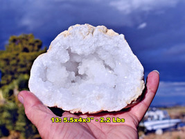 Large OPEN GEODES w/ Quartz Crystal Center * 5-8&quot; Cabinet Size * 10 Dif - £19.57 GBP+