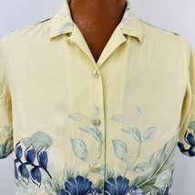 Tommy Bahama Womens Hawaiian Aloha S Shirt Hibiscus Flower Tropical - £40.17 GBP