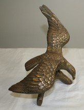 American Eagle on a Branch with outstretched wings - Brass - $36.14