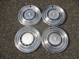 Factory 1975 1976  Pontiac Firebird Bonneville 15 inch hubcaps wheel covers - £34.70 GBP