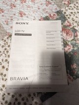 Sony Bravia TV - OPERATING INSTRUCTION MANUAL ONLY/ KDL-70R551A - $3.95