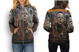 Halloween II Michael   All Over Print Zipper Hoodie for Women - £22.22 GBP