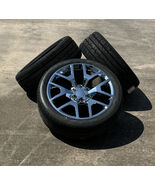 Chrome Honeycomb 22" Wheels Ironman H/T Tires Chevy Tahoe Silverado New ... - $2,464.11